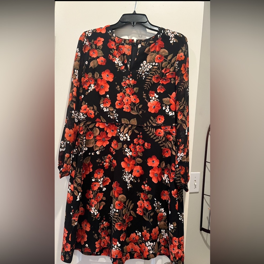 Ann Taylor Factory Fall floral dress